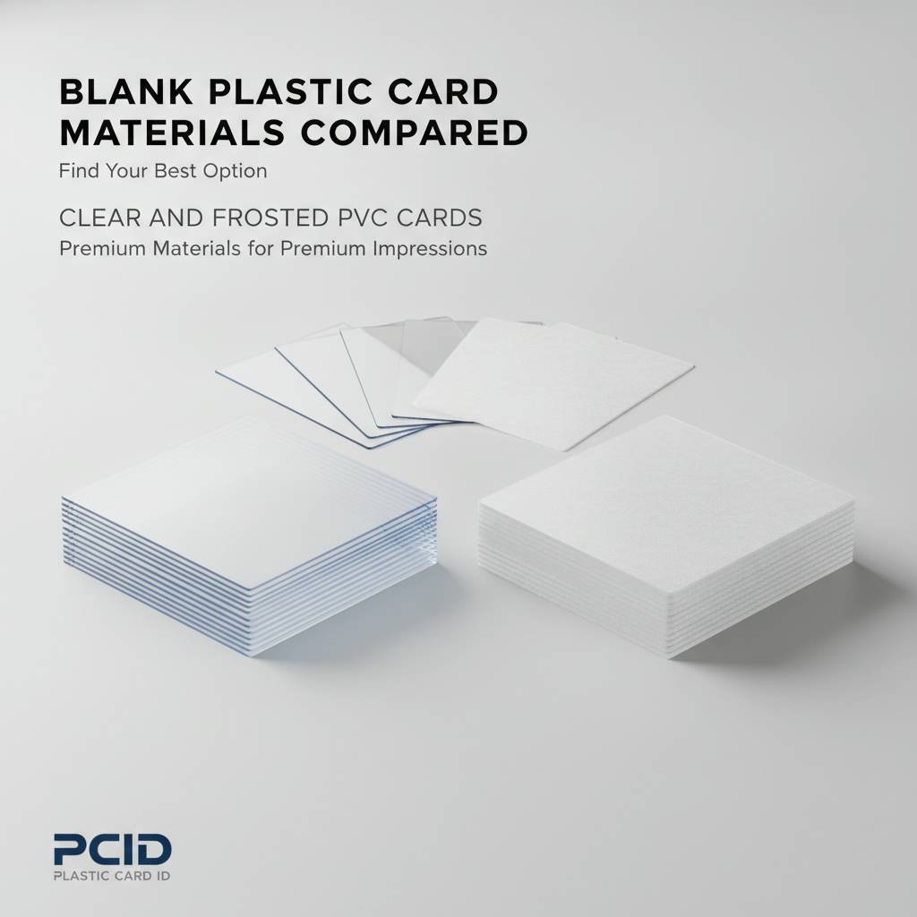 Clear and Frosted PVC Cards - Premium Materials for Premium Impressions